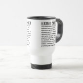 Mug De Voyage Ingénieur aérospatial (Devant droit)