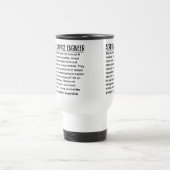 Mug De Voyage Ingénieur aérospatial (Centre)