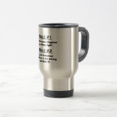 Mug De Voyage Ingénieur aérospatial de règle (Devant droit)