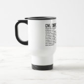 Mug De Voyage Ingénieur civil (Gauche)