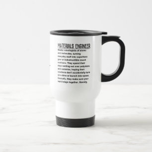 Mug De Voyage Ingénieur des matériaux