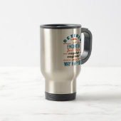 Mug De Voyage Ingénieur retraité Génie plus heureux Retraite (Devant droit)