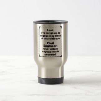 Mug De Voyage Ingénieurs civils de joute d'esprit