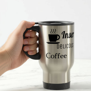 Mug De Voyage Insérer Délicieux Café pour Gaucher
