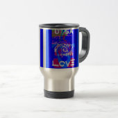 Mug De Voyage Inspiration USA Nous Sommes Forts Ensemble Avec Am (Devant droit)