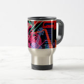 Mug De Voyage Instruments de musique design Pop Art (Devant droit)