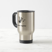 Mug De Voyage Intégration verticale des cerfs (Devant gauche)