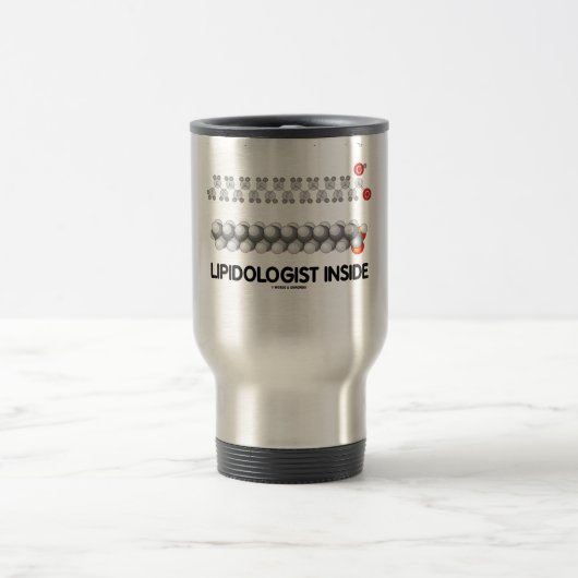 Mug De Voyage Intérieur de Lipidologist (constitution chimique (Centre)