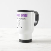 Mug De Voyage Interne de pharmacie "courses avec des (Devant droit)