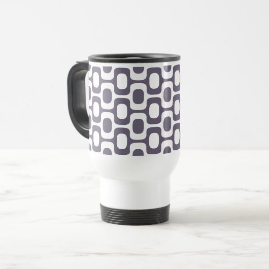 Mug De Voyage Ipanema Sidewalk Pattern, Beach Pattern, Brazil (Devant gauche)