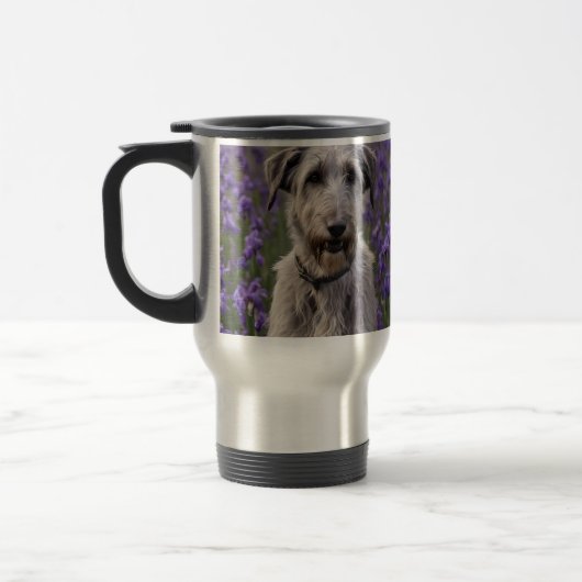 Mug De Voyage Iris Irish Wolfhound, (Gauche)
