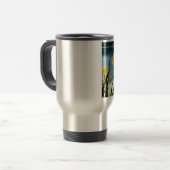 Mug De Voyage Iris jaune à Lake Shore (Devant gauche)