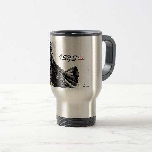 Mug De Voyage ISYS OMEGA YEAR 4000 "STEEL" version (Devant droit)