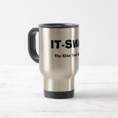 Mug De Voyage IT-SWAT : Le peloton de technologie d'élite (Devant gauche)