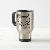 Mug De Voyage Jack Russell Terrier Chiro (Devant gauche)