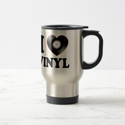 MUG DE VOYAGE J'ADORE LE VINYLE (Droit)