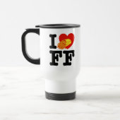 Mug De Voyage J'adore les frites françaises (Gauche)