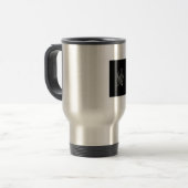 Mug De Voyage Jaguar noir et blanc (Devant gauche)