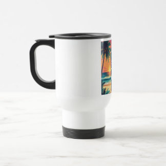 Mug De Voyage J'ai besoin de café et d'une boîte de voyage tropi