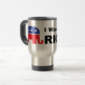 Mug De Voyage J'ai été élevé JUSTE (Devant gauche)