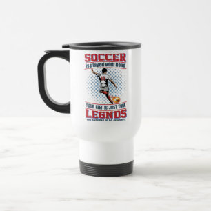 Mug De Voyage J'Ai Joué Au Football Avec La Tête