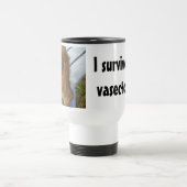 Mug De Voyage J'ai survécu à l'humour de vasectomie (Centre)
