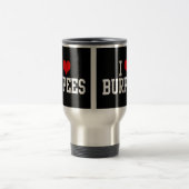 Mug De Voyage J'aime Burpees, forme physique (Centre)