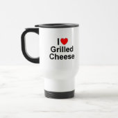 Mug De Voyage J'aime (coeur) le fromage grillé (Gauche)