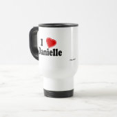 Mug De Voyage J'aime Danielle (Devant gauche)