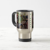 Mug De Voyage J'aime de vieux tracteurs verts (Devant gauche)