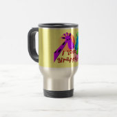 Mug De Voyage J'aime des cadeaux de girafes (Devant gauche)