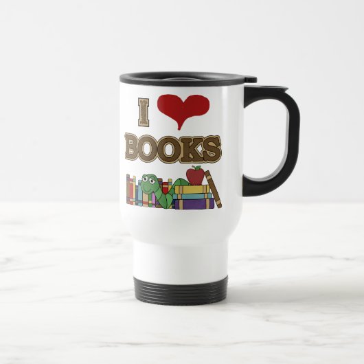 Mug De Voyage J'aime des livres (Droite)