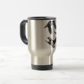 Mug De Voyage J'aime des macareux ! (Devant gauche)