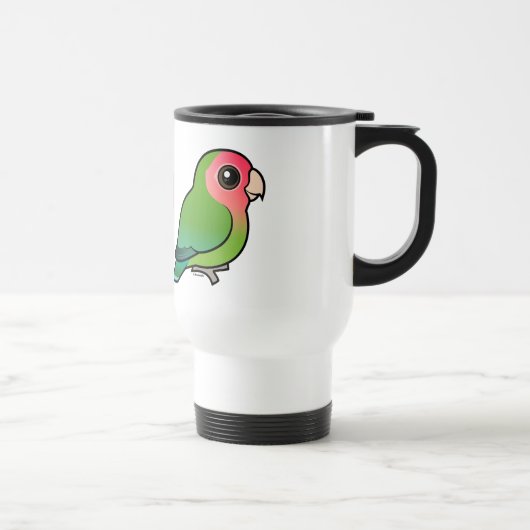 Mug De Voyage J'aime des perruches Pêche-faites face (Droite)