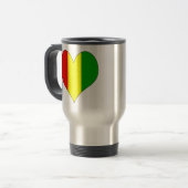 Mug De Voyage J'aime la Guinée (Devant gauche)