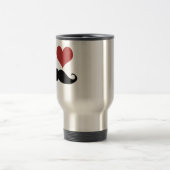 Mug De Voyage J'aime la moustache (Centre)