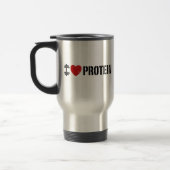Mug De Voyage J'Aime La Protéine (Gauche)