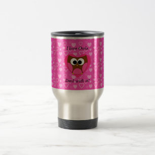 Mug De Voyage J'aime l'affaire de hiboux avec elle