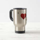 Mug De Voyage J'aime le CAFÉ ! ! ! !. (Devant gauche)