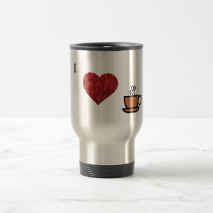 Mug De Voyage J'aime le CAFÉ ! ! ! !.