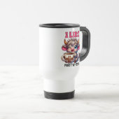 Mug De Voyage J'aime le café plus que les gens  (Devant droit)