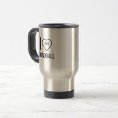 MUG DE VOYAGE J'AIME LE HANDBALL (Devant gauche)