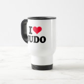 Mug De Voyage J'aime le judo (Devant gauche)