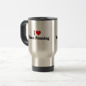 Mug De Voyage J'aime le parquage d'équipe (Devant gauche)