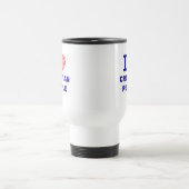 Mug De Voyage J'aime le peuple croate (Centre)
