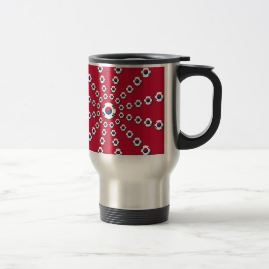 Mug De Voyage J'aime le rouge (Droit)