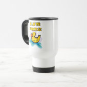 Mug De Voyage J'aime les canards (Devant gauche)