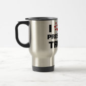 Mug De Voyage J'aime les coeurs du président Trump (Gauche)