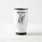 Mug De Voyage J'aime les cowboys (Centre)