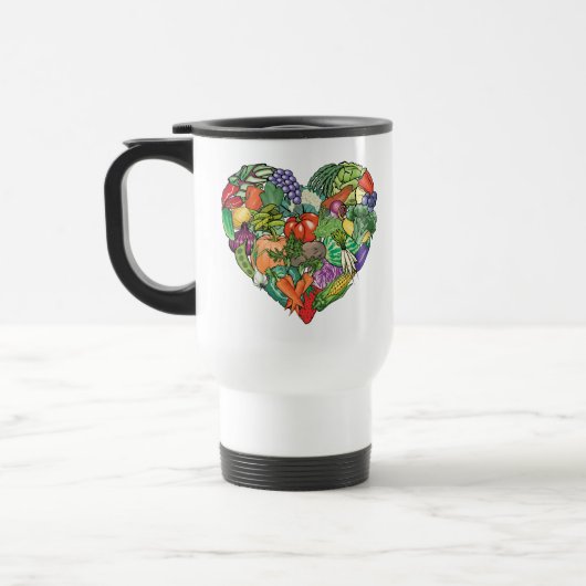 Mug De Voyage J'aime les Légumes (Gauche)